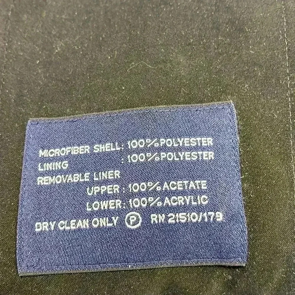 Vintage, chaps Ralph, Lauren Black rain trench coat men’s 42 regular. - Picture 8 of 12